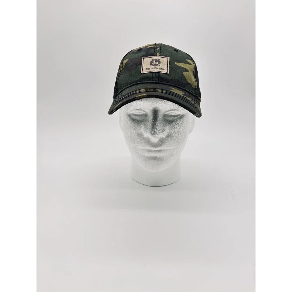 John Deere Camo Hunters Cap Youth Adjustable One Size